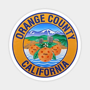 Pickleball Orange County Logo Magnet